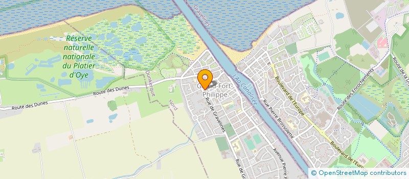 localisation de l'entreprise MADAME MORGANE COUSTER  GRAND-FORT-PHILIPPE