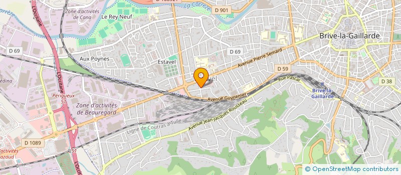 localisation de l'entreprise MADAME MORGANE COUTURIER  BRIVE-LA-GAILLARDE