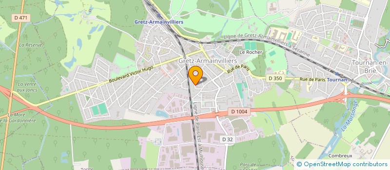 localisation de l'entreprise MADAME MORGANE CRISINEL  GRETZ-ARMAINVILLIERS