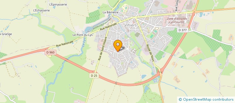 localisation de l'entreprise MADAME MORGANE CROISE à LYS-HAUT-LAYON