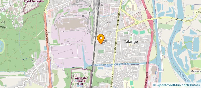 localisation de l'entreprise MADAME MORGANE DA SILVA  TALANGE