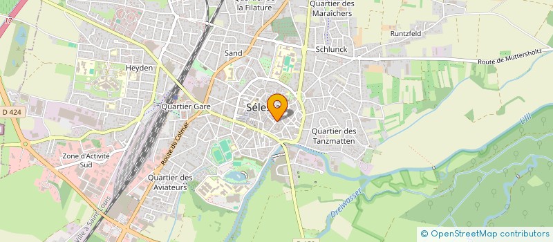 localisation de l'entreprise MADAME MORGANE DABROWSKI à SELESTAT