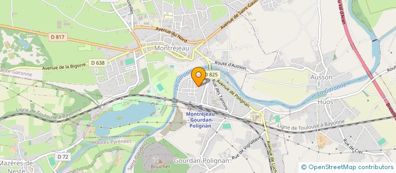 localisation de l'entreprise MADAME MORGANE DAFFOS  GOURDAN-POLIGNAN