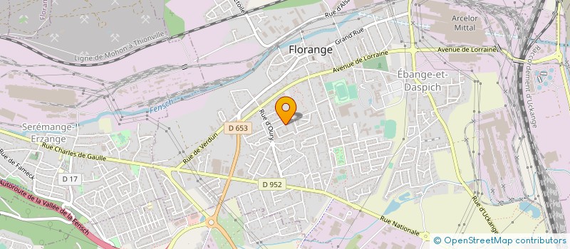 localisation de l'entreprise MADAME MORGANE DAGOT  FLORANGE