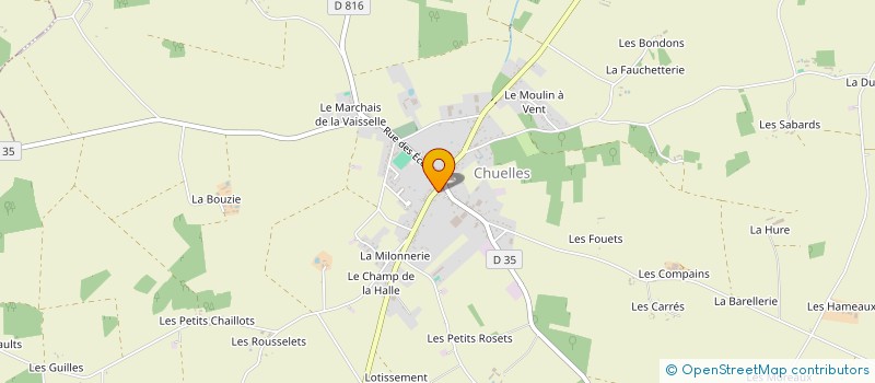 localisation de l'entreprise MADAME MORGANE DALANCON à CHUELLES