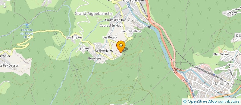 localisation de l'entreprise MADAME MORGANE DALL'AGNOL à GRAND-AIGUEBLANCHE