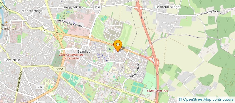 localisation de l'entreprise MADAME MORGANE DANIAULT à POITIERS
