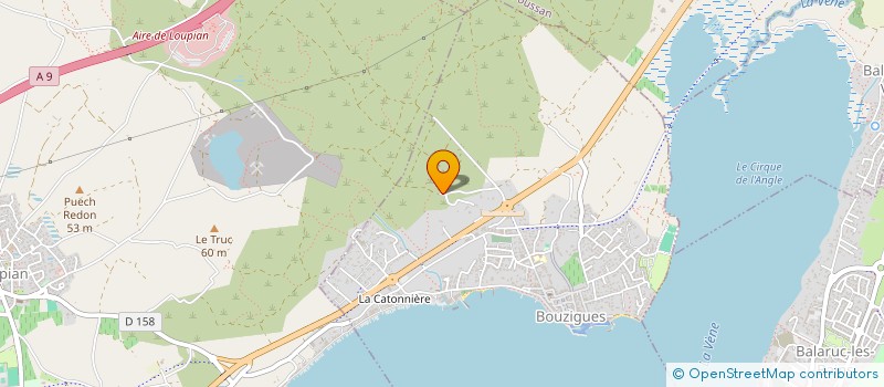 localisation de l'entreprise MADAME MORGANE DANIEL  BOUZIGUES