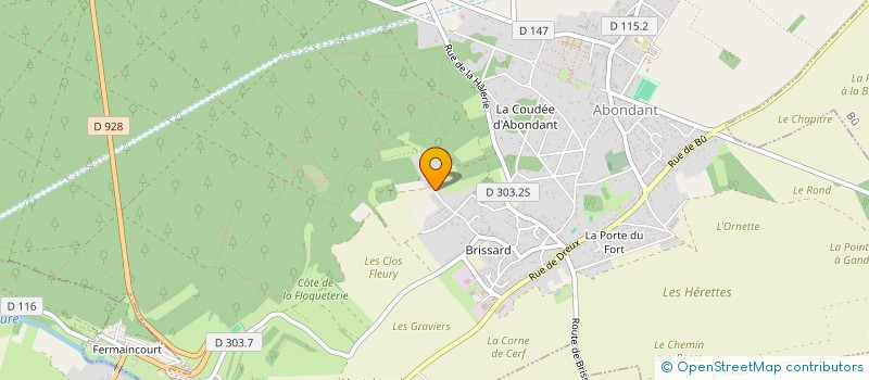 localisation de l'entreprise MADAME MORGANE DARCHIS à ABONDANT