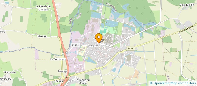 localisation de l'entreprise MADAME MORGANE DARDIS  CREVIN