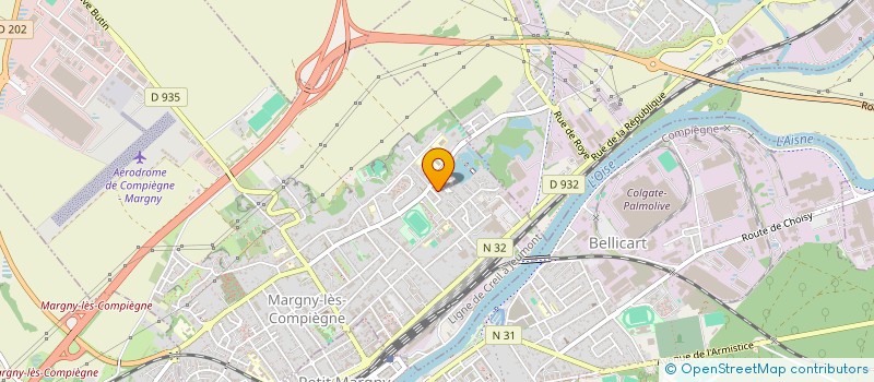 localisation de l'entreprise MADAME MORGANE DE SAINT ANDRIEU  MARGNY-LES-COMPIEGNE