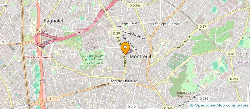 localisation de l'entreprise MADAME MORGANE DEBETHUNE à MONTREUIL