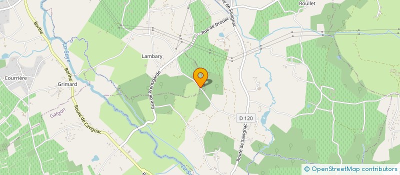 localisation de l'entreprise MADAME MORGANE DECAUDAIN  SAINT-CIERS-D'ABZAC