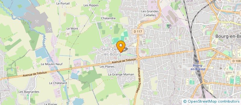 localisation de l'entreprise MADAME MORGANE DECOUD à SAINT-DENIS-LES-BOURG