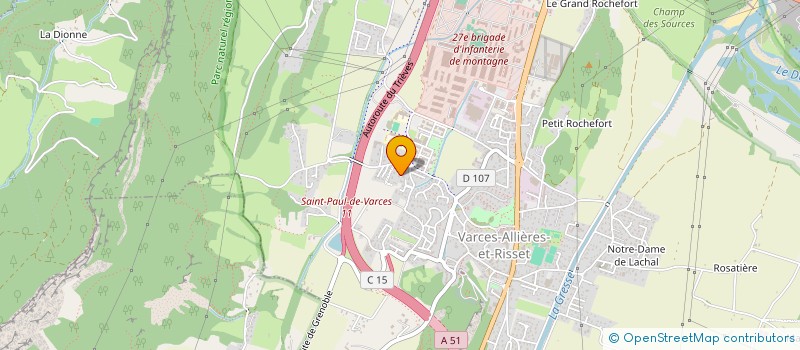 localisation de l'entreprise MADAME MORGANE DEMEMES  VARCES-ALLIERES-ET-RISSET