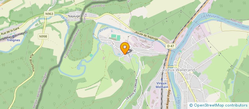 localisation de l'entreprise MADAME MORGANE DENIS  VIREUX-MOLHAIN