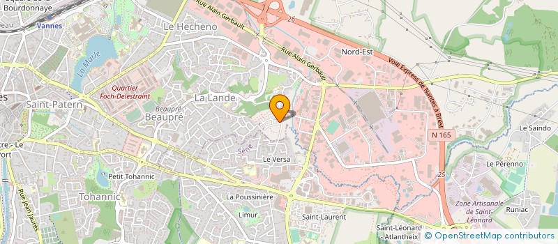 localisation de l'entreprise MADAME MORGANE DENOUALMAHIEUX à VANNES