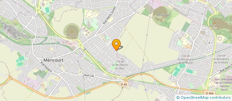 localisation de l'entreprise MADAME MORGANE DERISBOURG  MERICOURT