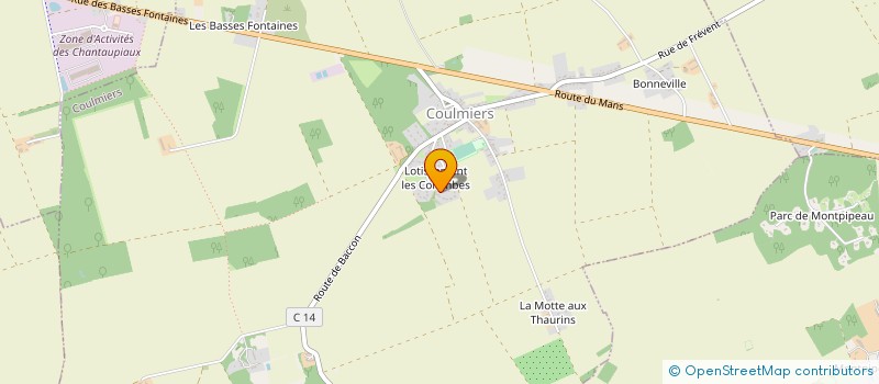 localisation de l'entreprise MADAME MORGANE DERUDAS à COULMIERS