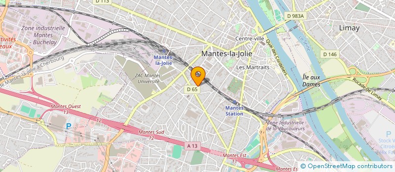 localisation de l'entreprise MADAME MORGANE DESCAS  MANTES-LA-VILLE