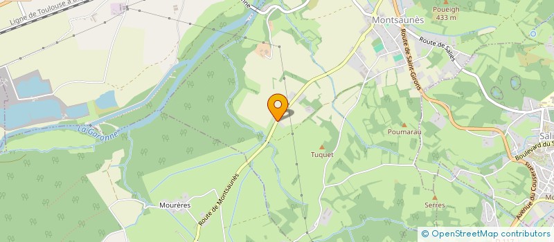 localisation de l'entreprise MADAME MORGANE DESCLOUX  MONTSAUNES