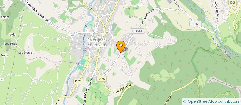 localisation de l'entreprise MADAME MORGANE DESFONDS  ROMANS-SUR-ISERE