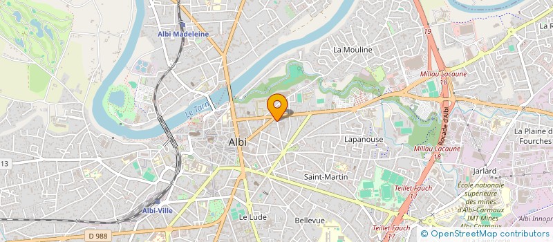 localisation de l'entreprise MADAME MORGANE DESPOIS à ALBI