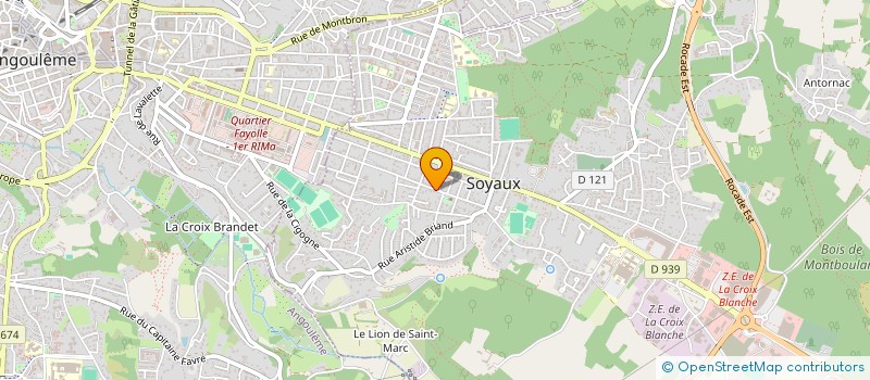 localisation de l'entreprise MADAME MORGANE DESPORT à SOYAUX