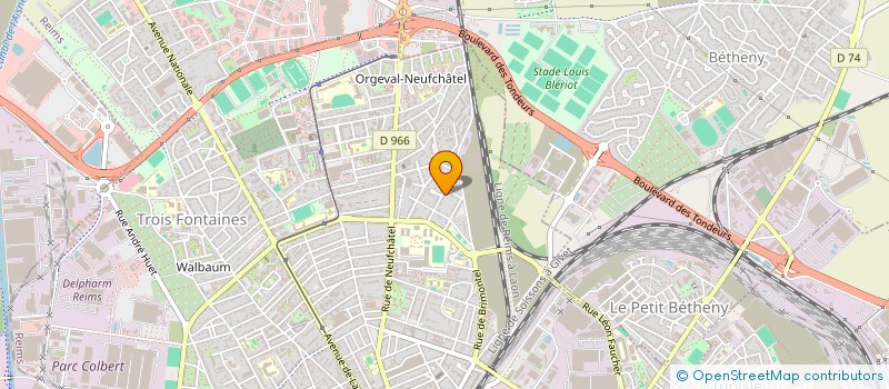 localisation de l'entreprise MADAME MORGANE DETEMMERMAN  REIMS