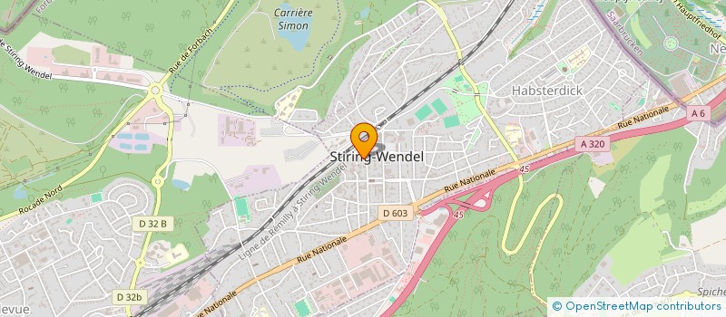 localisation de l'entreprise MADAME MORGANE DI SALVO  STIRING-WENDEL