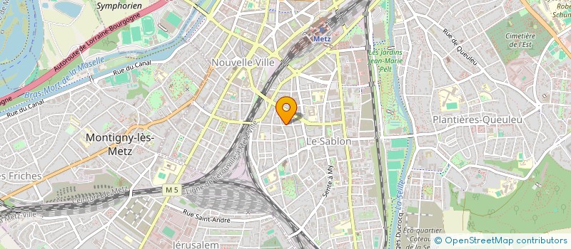 localisation de l'entreprise MADAME MORGANE DIAZ  METZ