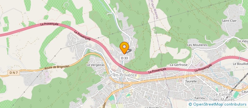 localisation de l'entreprise MADAME MORGANE DIDIER  LE LUC