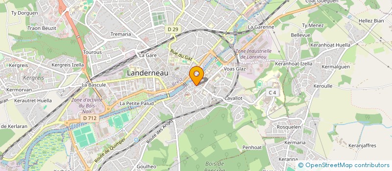 localisation de l'entreprise MADAME MORGANE DIMOFSKI à LANDERNEAU