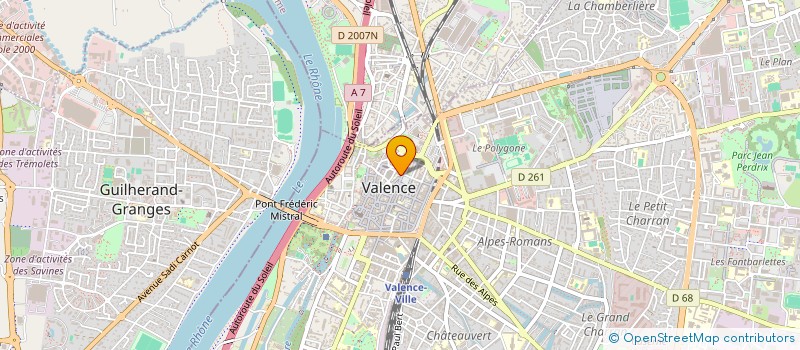 localisation de l'entreprise MADAME MORGANE DIVIANI  VALENCE