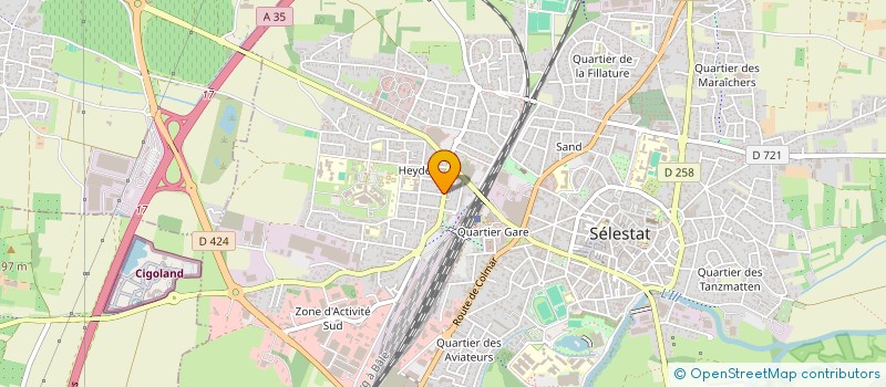 localisation de l'entreprise MADAME MORGANE DOMINGUEZ  SELESTAT