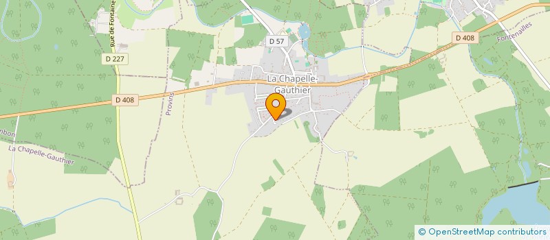 localisation de l'entreprise MADAME MORGANE DORALI  LA CHAPELLE-GAUTHIER