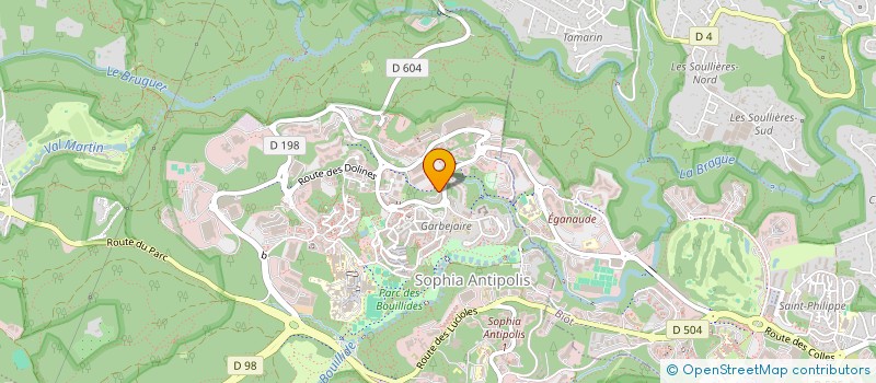 localisation de l'entreprise MADAME MORGANE DORY-LE GOUALLEC  VALBONNE