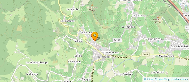 localisation de l'entreprise MADAME MORGANE DROIN  PIERRECLOS