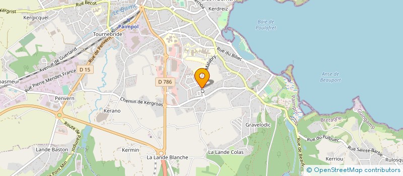 localisation de l'entreprise MADAME MORGANE DROUYER  PAIMPOL