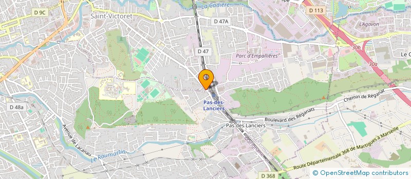 localisation de l'entreprise MADAME MORGANE DUBOIS  SAINT-VICTORET