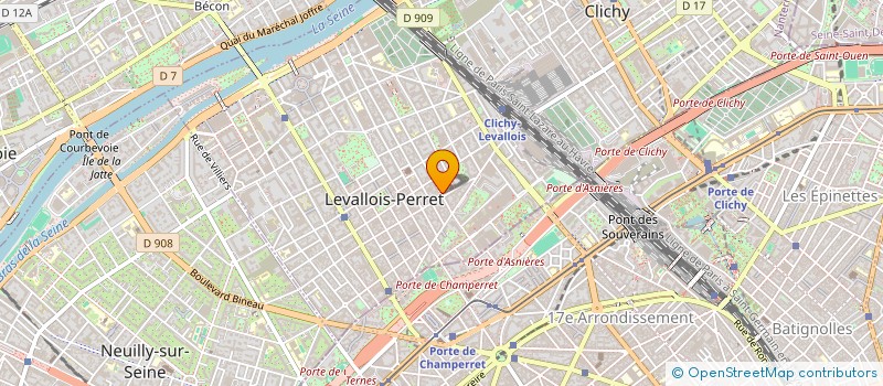 localisation de l'entreprise MADAME MORGANE DUCASSE à LEVALLOIS-PERRET