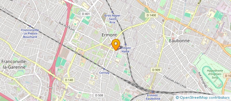 localisation de l'entreprise MADAME MORGANE DUCHENE  ERMONT