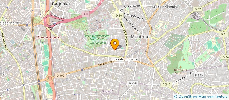 localisation de l'entreprise MADAME MORGANE DUFIL à MONTREUIL