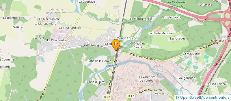 localisation de l'entreprise MADAME MORGANE DUILLON  MONTS