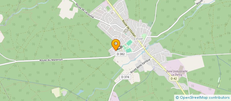 localisation de l'entreprise MADAME MORGANE DUPRAT  LINXE