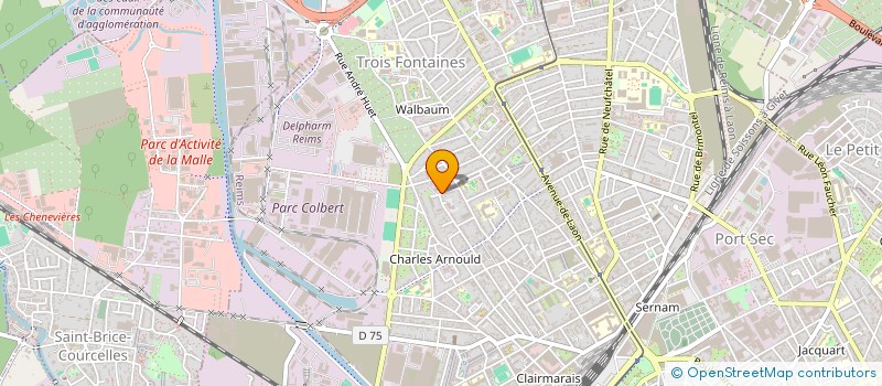 localisation de l'entreprise MADAME MORGANE DUQUENOY  REIMS