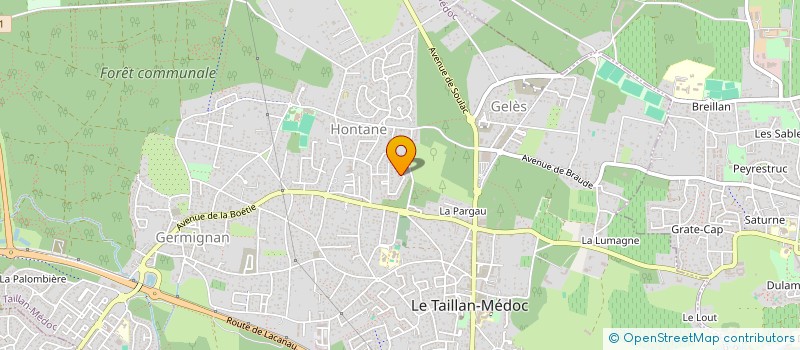 localisation de l'entreprise MADAME MORGANE ERNOUX  LE TAILLAN-MEDOC