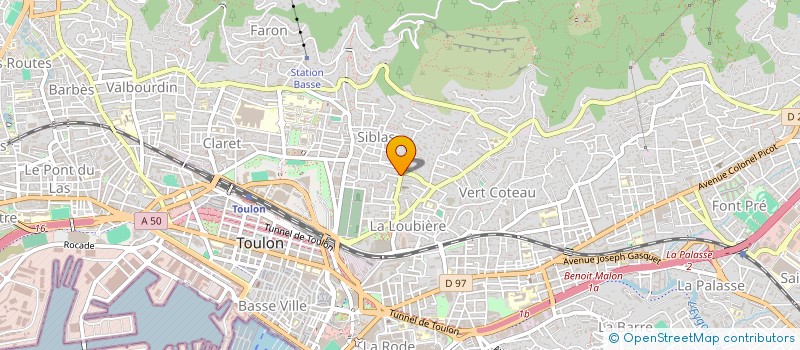 localisation de l'entreprise MADAME MORGANE ESTEVEZ  TOULON