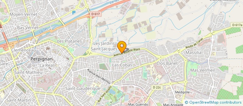 localisation de l'entreprise MADAME MORGANE ESTORACH  PERPIGNAN