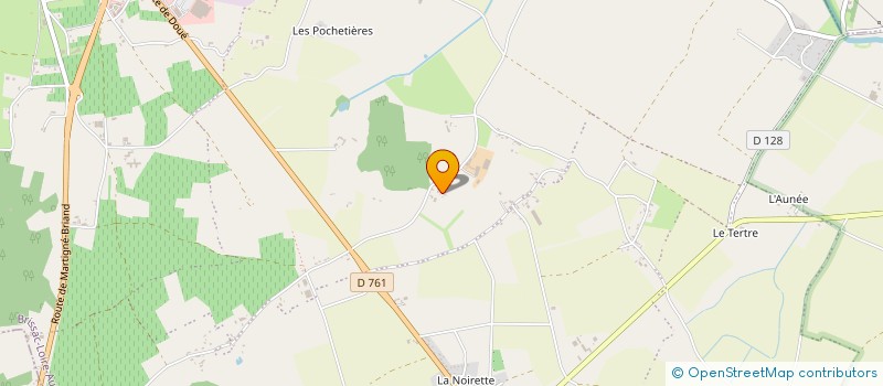 localisation de l'entreprise MADAME MORGANE FAUCHEUX  BRISSAC LOIRE AUBANCE